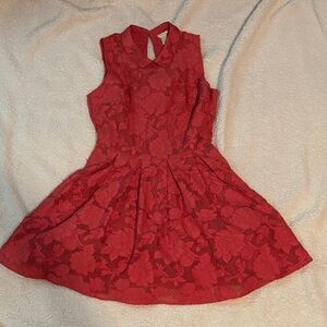 Forever 21 Red Floral Dress